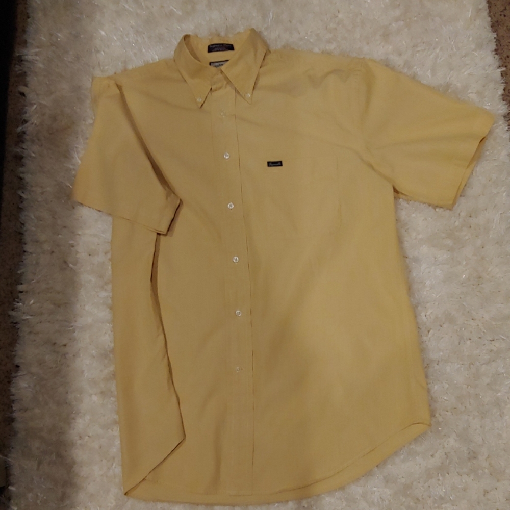 Faconnable 100% Cotton Short Sleeve Dress Shirt